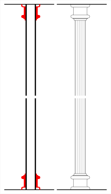Voetstuk of Kapitaal DECO MAX 2