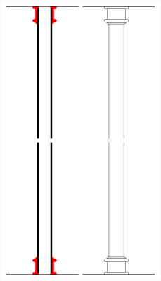 Voetstuk of Kapiteel Deco 1