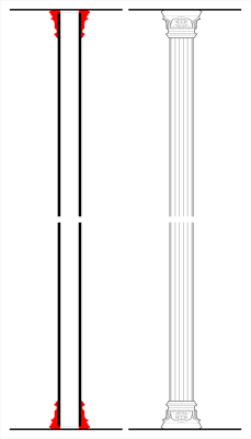 Voetstuk of Kapiteel Fleur 2